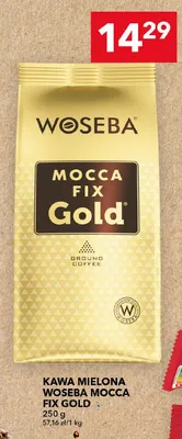 Kawa mielona Woseba Mocca Fix Gold promocja w LEWIATAN