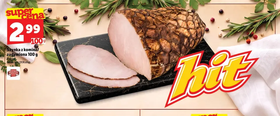 Szynka z komina Pekpol promocja w TOPAZ
