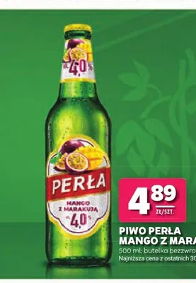Piwo Perła Mango z Marakują promocja w Stokrotka