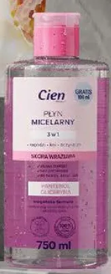 Płyn micelarny Cien 3w1 promocja w Lidl