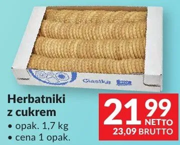 Herbatniki z cukrem Aro promocja w Makro