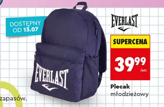 Plecak młodzieżowy Everlast promocja w Biedronka