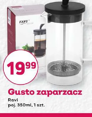 Zaparzacz Gusto Ravi 350 ml promocja w Bliski