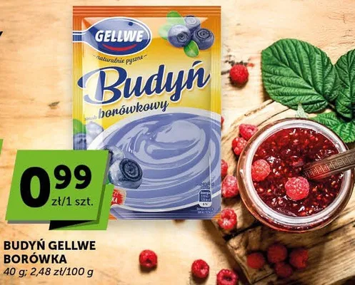 Budyń borówkowy promocja w ABC
