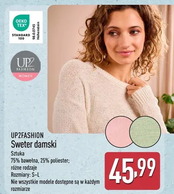 Sweter damski promocja w Aldi
