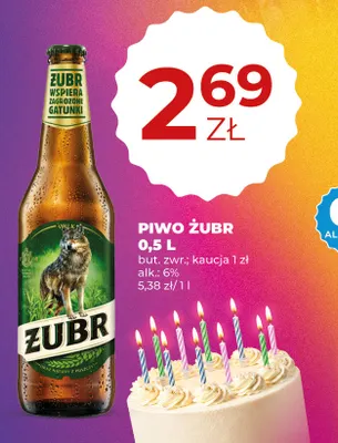 Piwo Żubr promocja w Duży Ben