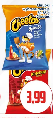 Chrupki Cheetos Ketchup promocja w Kupiec