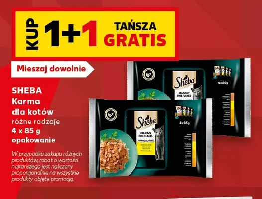 Karma dla kotów Sheba 4-pak promocja w Kaufland