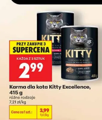 Karma dla kota Kitty Excellence promocja w Biedronka