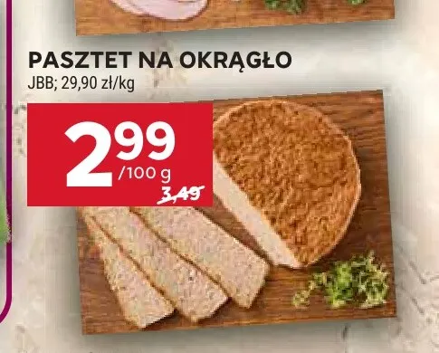 Pasztet na okrągło JBB promocja w Stokrotka