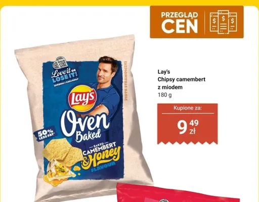 Chipsy Lay's camembert z miodem promocja w Dino