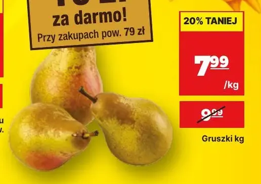 Gruszki promocja w API Market