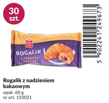 Rogalik z nadzieniem kakaowym promocja w Makro