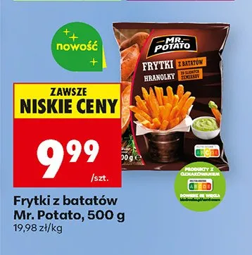 Frytki z batatów promocja w Biedronka