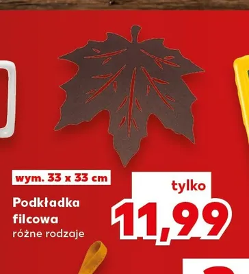 Podkładka filcowa 33x33 cm promocja w Kaufland