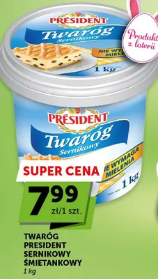 Twaróg sernikowy śmietankowy promocja w Euro Sklep