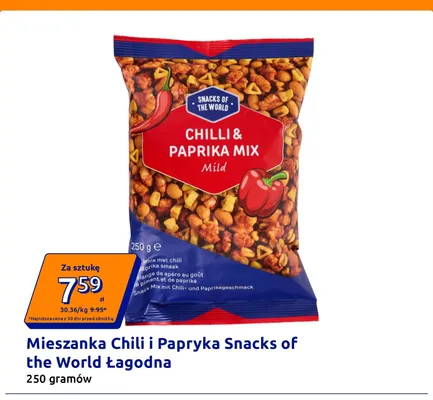Mieszanka Chili i Papryka Snacks of the World Łagodna promocja w Action
