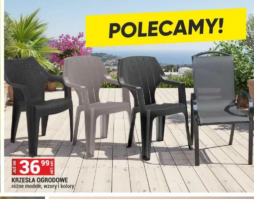 Krzesło ogrodowe promocja w Merkury Market
