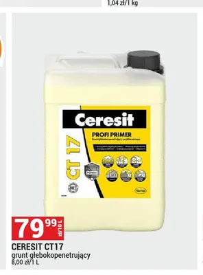 Grunt głębokopenetrujący Ceresit CT17 promocja w Merkury Market