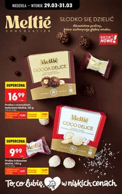 Praliny z orzeszkiem laskowym promocja w Biedronka