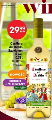 Wino Sauvignon Blanc promocja w Żabka