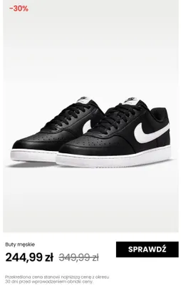Buty męskie Nike Court Vision promocja w NIKE