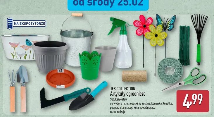 Artykuły ogrodnicze promocja w Aldi
