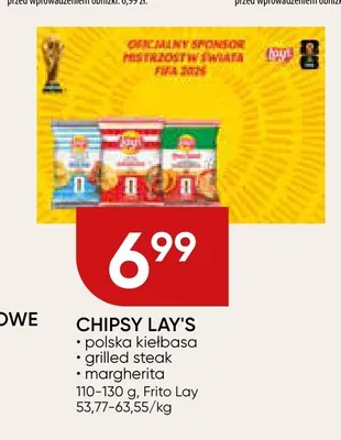 Chipsy Lay's margherita promocja w Chata Polska