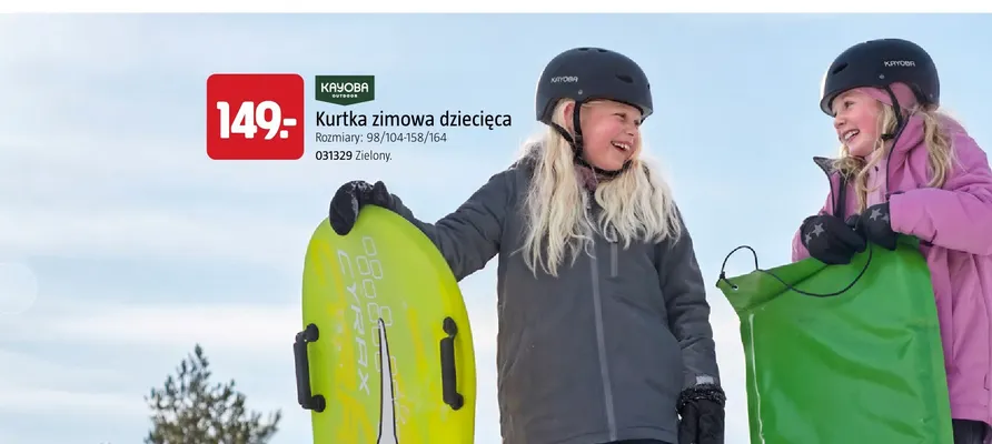 Kurtka zimowa dziecięca Kayoba Outdoor promocja w Jula