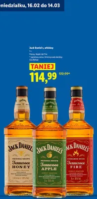 Whisky Honey, Apple lub Fire promocja w Lidl
