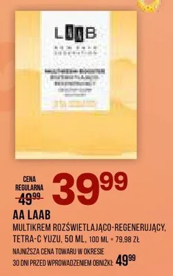 Multikrem rozświetlajaco-regenerujący promocja w Drogerie Natura