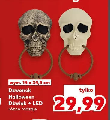 Dzwonek Halloween dźwięk + LED promocja w Kaufland