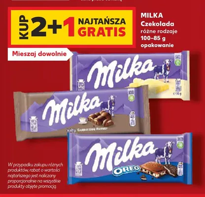 Czekolada Bubbly Cappuccino flavour Milka promocja w Kaufland