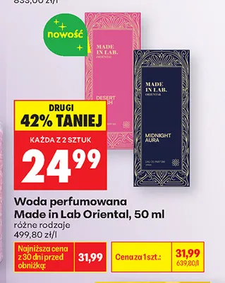 Woda perfumowana Made in Lab Oriental promocja w Biedronka
