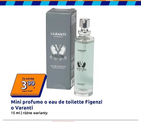 Mini woda toaletowa Varanti Valor promocja w Action