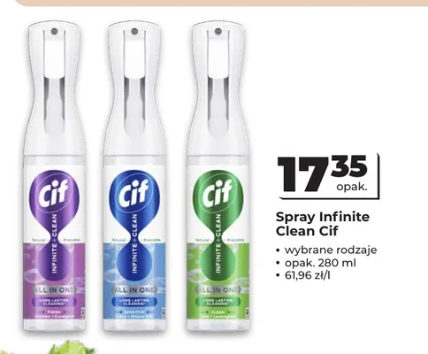 Spray Infinite Clean Cif promocja w Odido