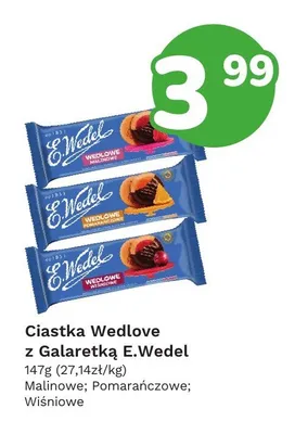 Ciastka Wedlove z galaretką wiśniowe E.Wedel promocja w Limonka