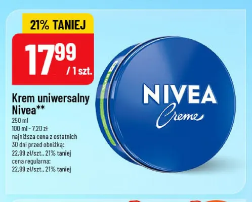 Krem uniwersalny Nivea promocja w POLOmarket
