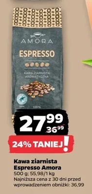Kawa ziarnista Espresso Amora promocja w Netto