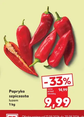 Papryka szpiczasta promocja w Kaufland