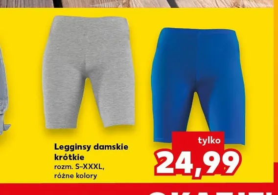 Legginsy damskie krótkie promocja w Kaufland