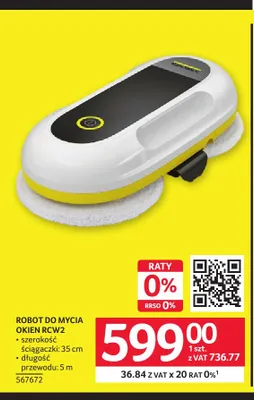 Robot do mycia okien RCW2 Kärcher promocja w Selgros