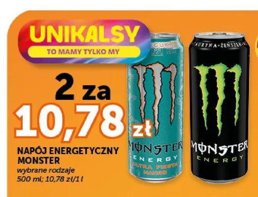 Napój energetyczny Monster Ultra Fiesta Mango promocja w Groszek