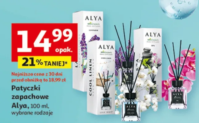 Patyczki zapachowe, wybrane rodzaje promocja w Auchan