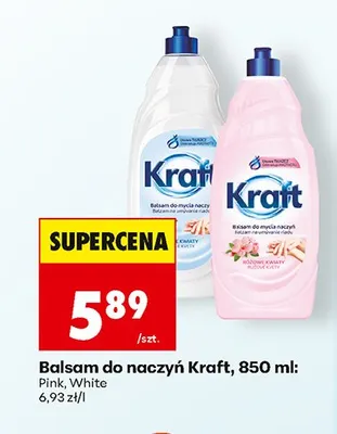 Balsam do naczyń Kraft Pink promocja w Biedronka