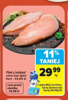 Filet z indyka promocja w Carrefour