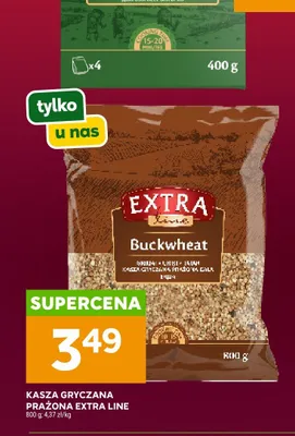 Kasza gryczana prażona Extra Line promocja w Stokrotka