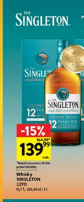 Whisky Singleton 12YO promocja w Intermarche