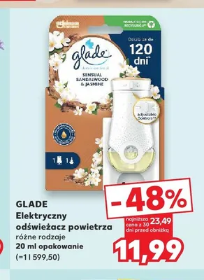 Elektryczny odświeżacz powietrza Glade promocja w Kaufland