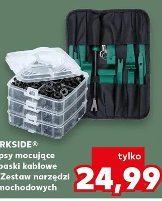 Klipsy mocujące i opaski kablowe Parkside promocja w Kaufland